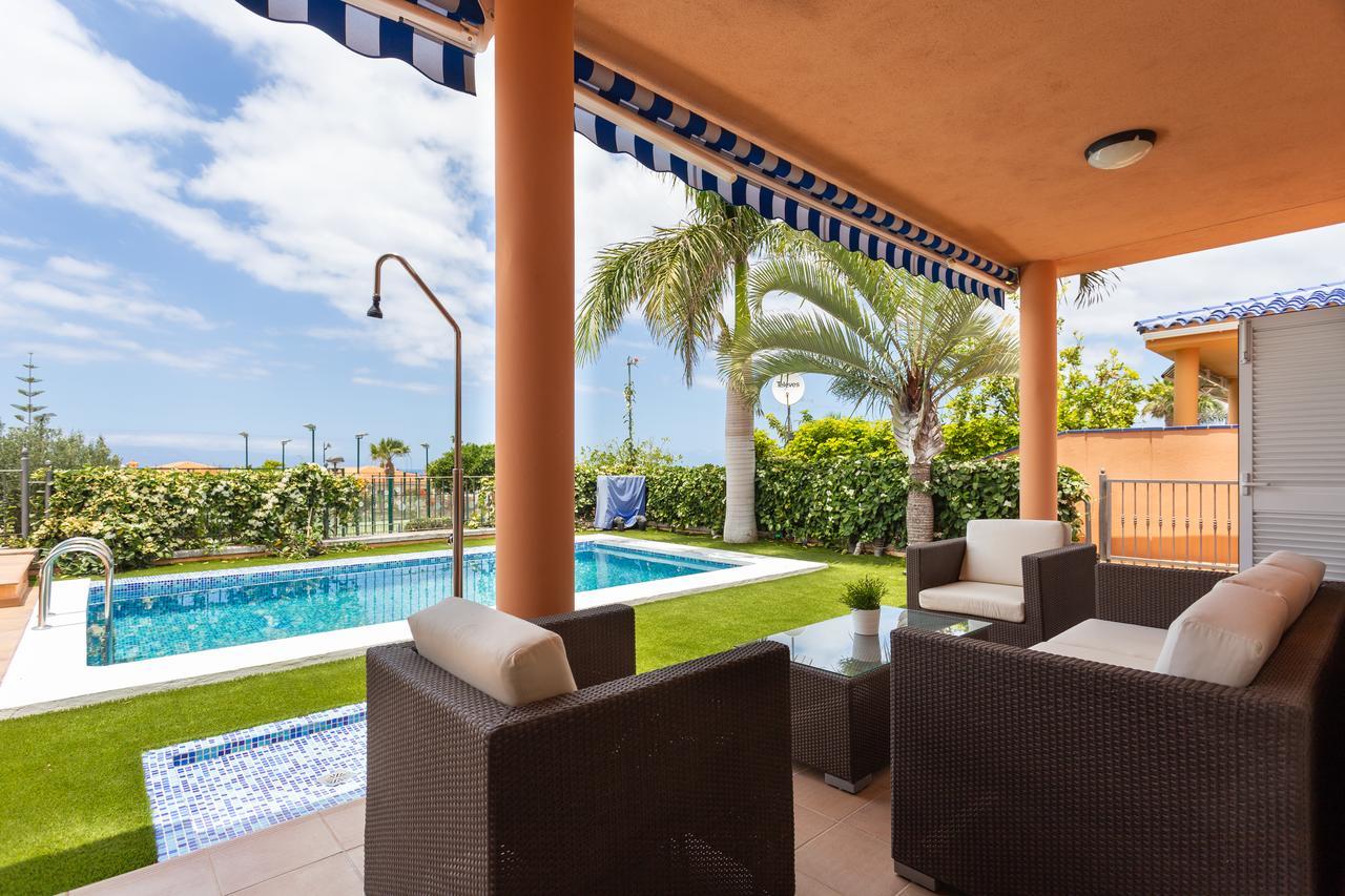 Maravillosa Villa De Lujo Con Piscina Privada Пуэрто-де-Сантьяго Экстерьер фото